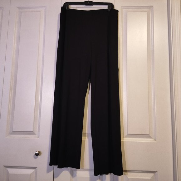 Zoe Black Wide-Leg Pants - Picture 1 of 4
